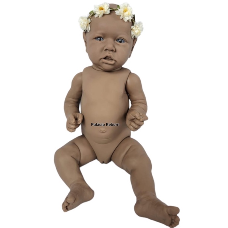 Molde para Bebe Reborn Kit Saskia Biracial Encaixe Perfeito Direto