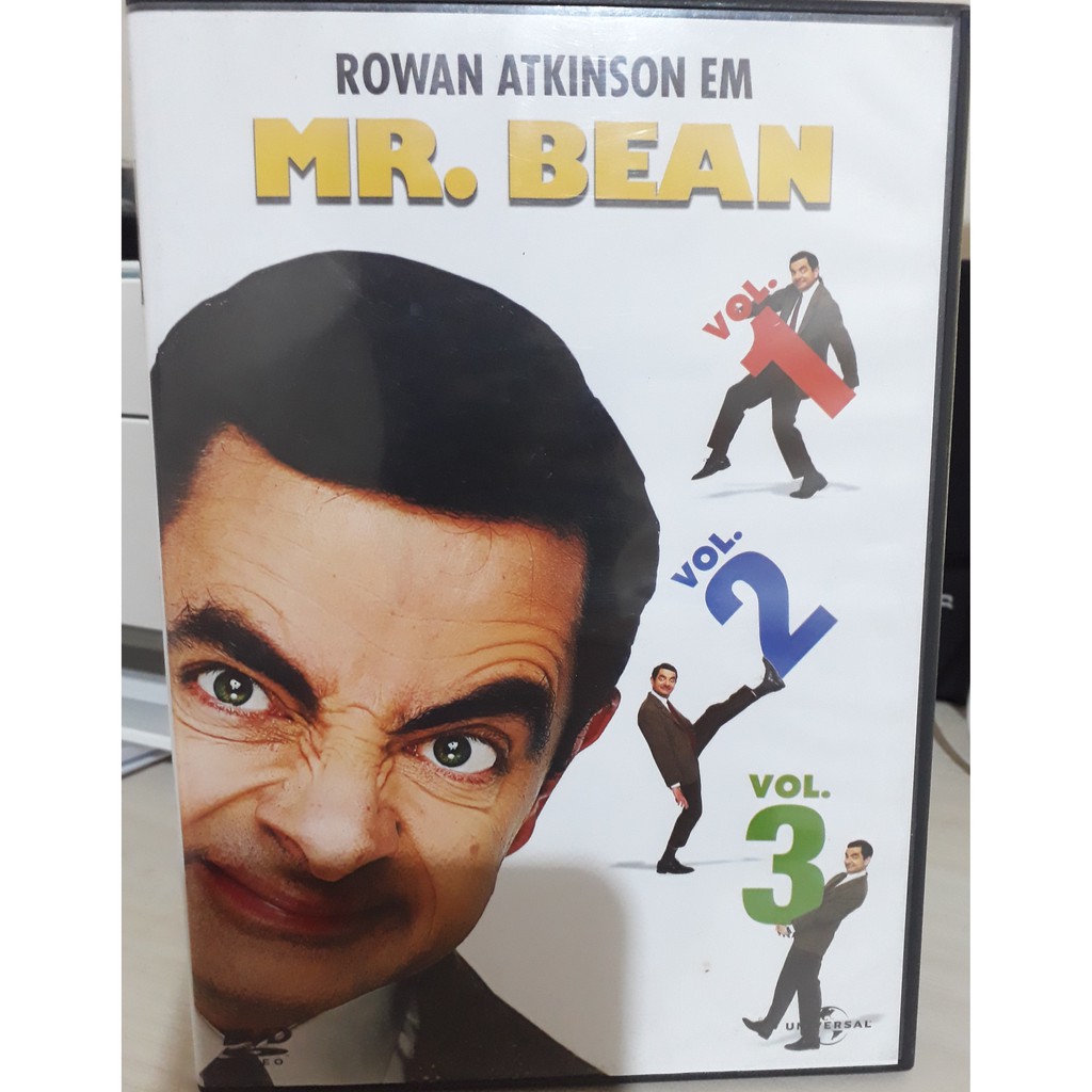 Dvd Triplo Mr. Bean Rowan Atkinson Volume 1, 2, 3 Comédia universal ...