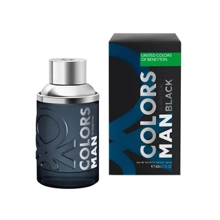 Colors Man Black Benetton Edt Masc 60ml