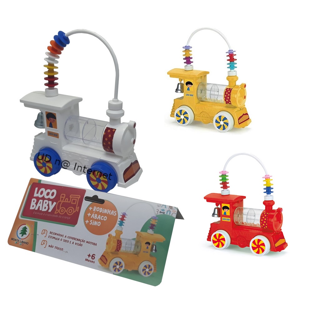 Trem de Carga Baby Gepetto Brinquedo Educativo de