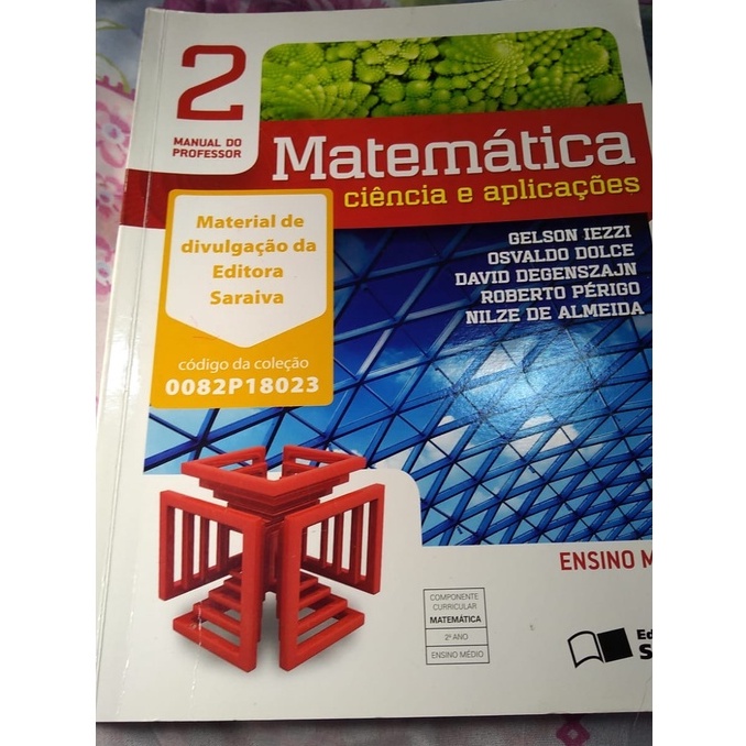 Livro Matemática Ciência e Aplicações 2º - Ensino Médio | Shopee Brasil