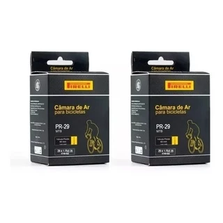 Par Camara De Ar Bicicleta Pirelli Aro 29 X 1.75/2.35 Presta Mtb 48mm Bico Fino