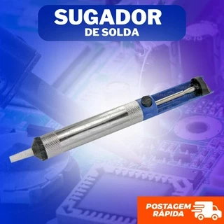 Sugador de Solda Profissional de Alumínio Coletor de Solda Equipamento para Remoção de Solda Dessoldador