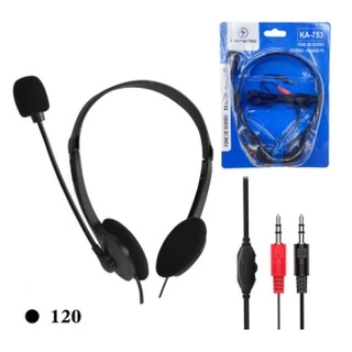 Fone De Ouvido Game Headset Headphone Com Fio Pc/Notebook Game Esterio-Plug P2