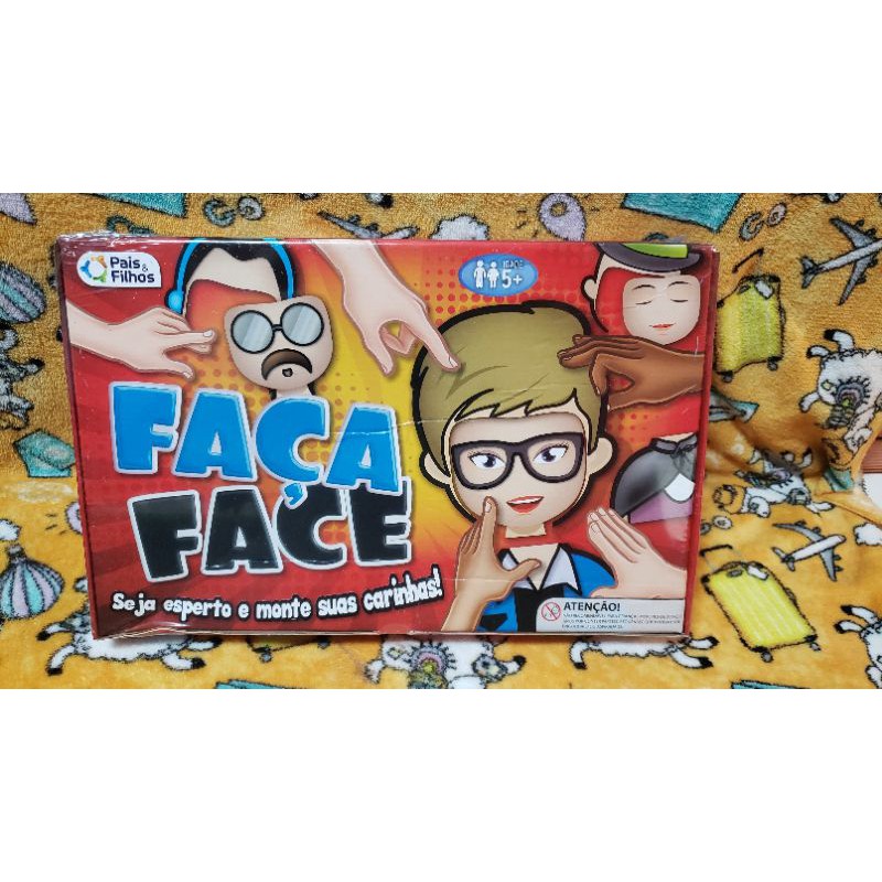 Jogo Divertido Faça Face Pais E Filhos - Super Jogos