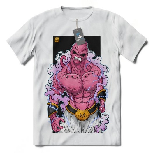 Camiseta T-Shirt Dragon Ball Majin Boo Versão Magro Algodão