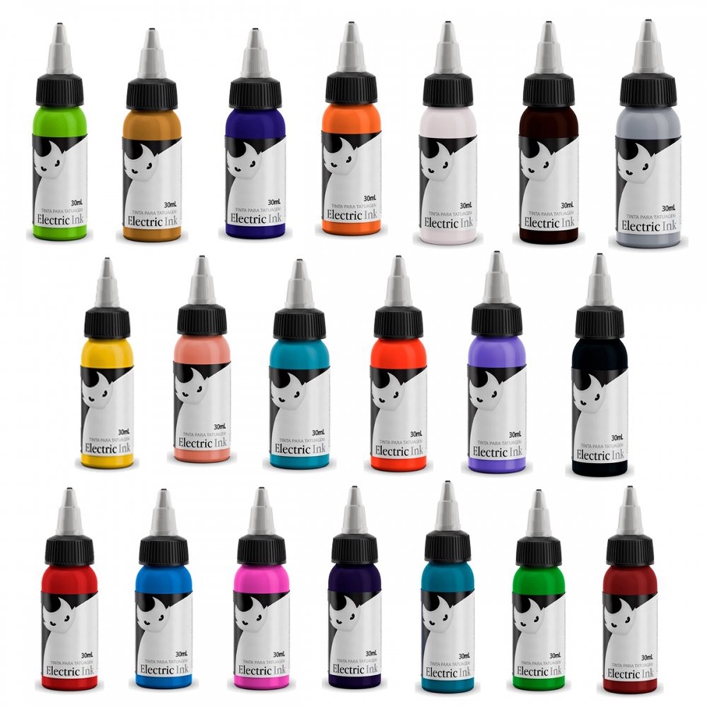 Tinta Tatuagem Tattoo Electric Ink Original Anvisa - Barato | Shopee Brasil