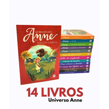 Coleção 14 Livros Da Serie Anne With An E + Diário Anne Novo | Shopee ...