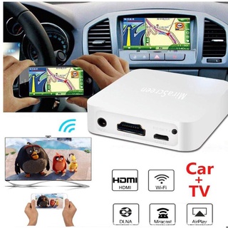 Mirascreen X7 Car Auto Media Dlna Miracast Airplay Espelhamento Tela Dongle Tv Vara Sem Fio Hd Av Saída De Vídeo Exibição