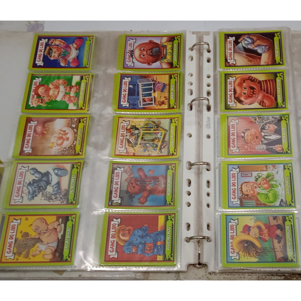 Figurinhas gang do lixo - envie sua lista