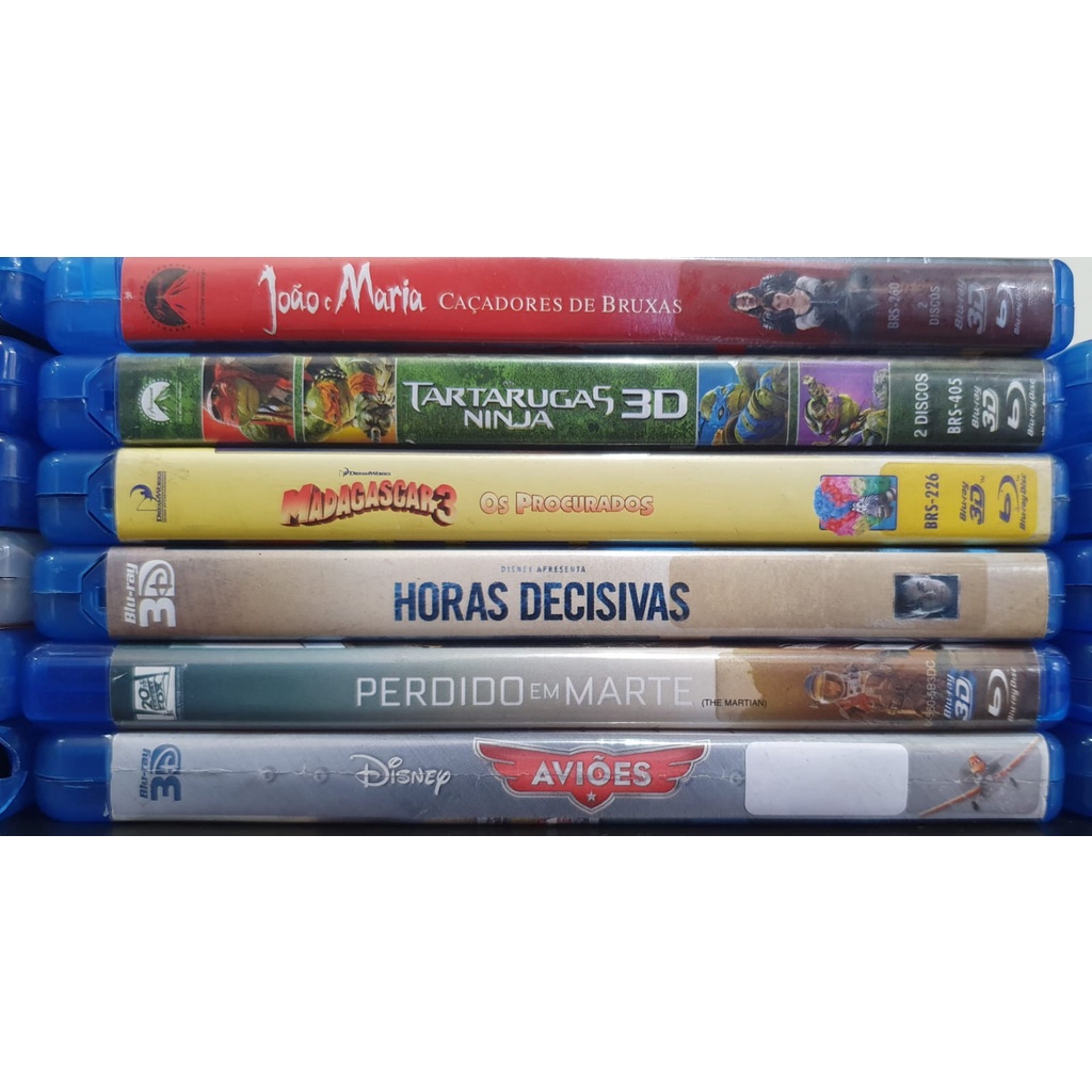 BLU RAY FILMES EM 3D (SEMINOVOS)