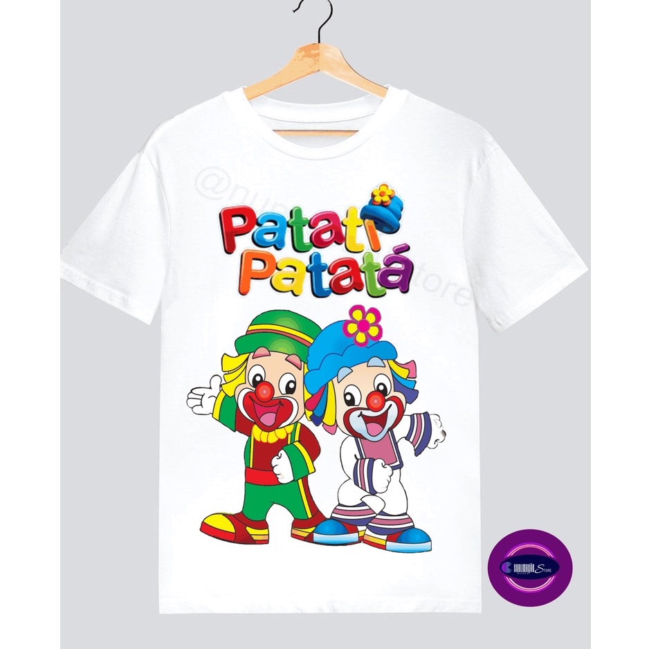 Camisa Camiseta Patati Patata Infantil | Shopee Brasil