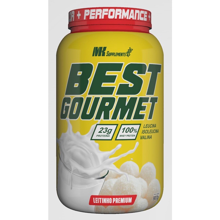 Best Gourmet Whey original 907gr MK Supplements Escolha seu sabor (nova embalagem)