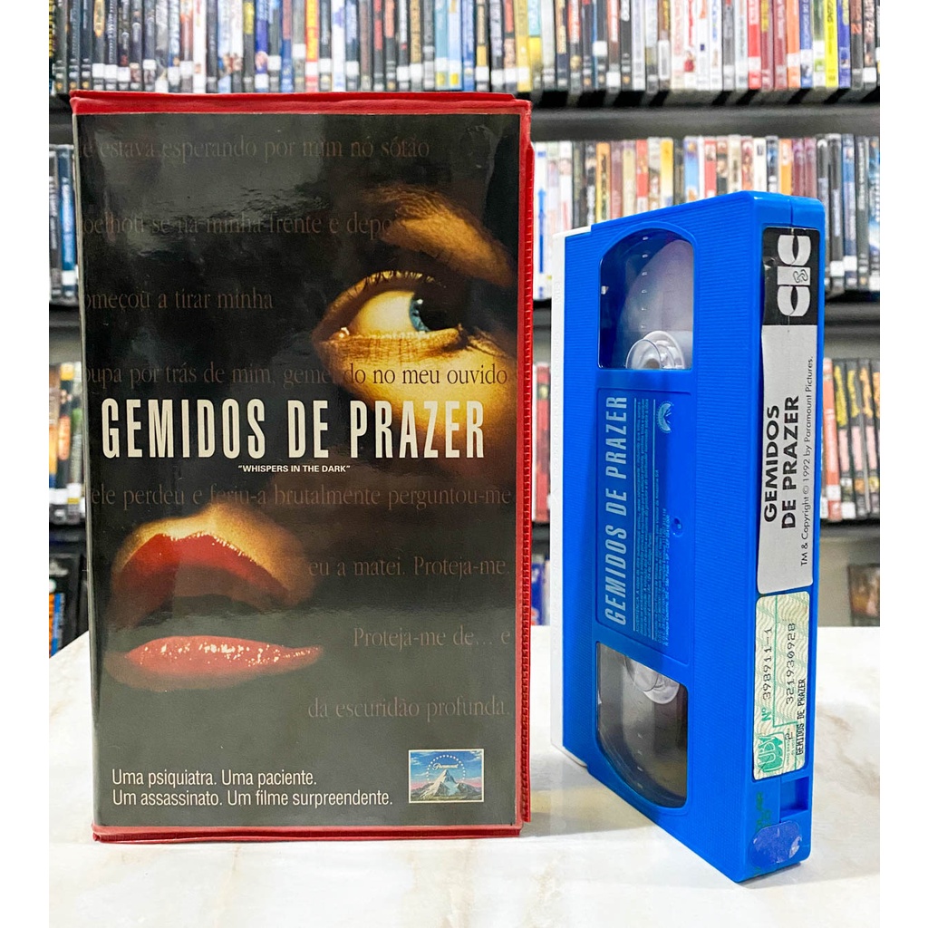 VHS Gemidos de Prazer - LEGENDADO Original - Annabela Sciorra - Raro (Fita  Filme Drama Suspense)