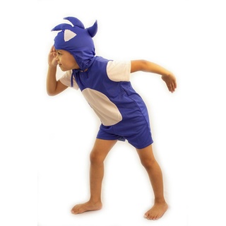 Rubie's Fantasia infantil Sonic The Hedgehog Deluxe, azul, pequena