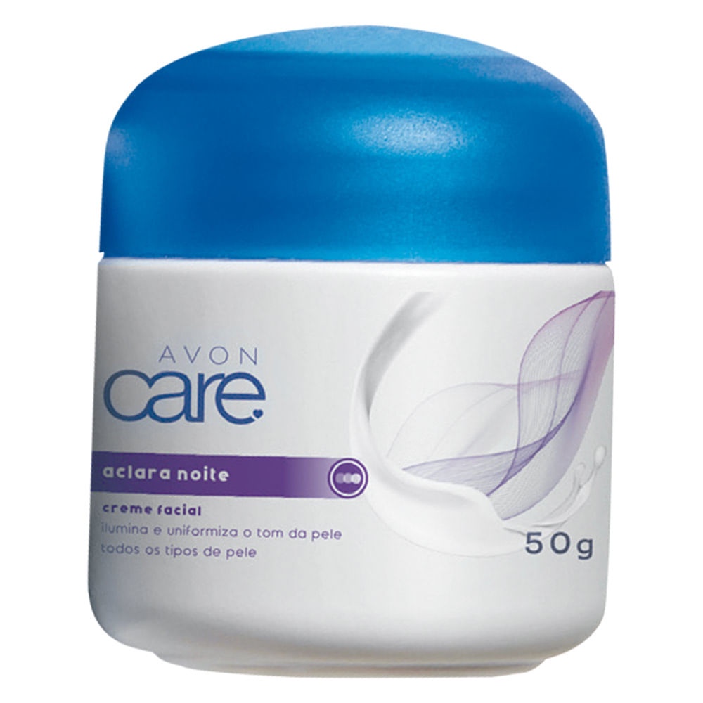 Creme Facial c/ Filtro Solar - Avon Care - Aclara Noite 100g em