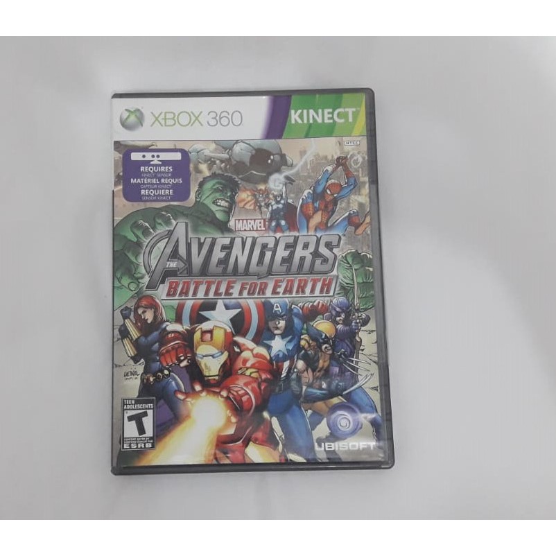 Jogo Marvel Avengers Battle For Earth Xbox 360 Ubisoft com o