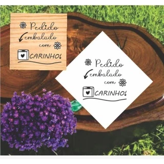 Carimbo decorativo embalagens, bolsas, tags, caixas