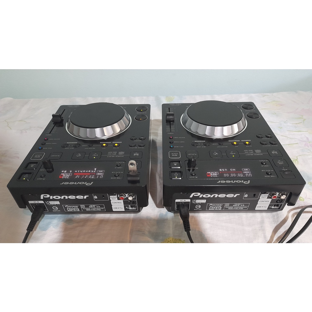 CDJ 350 Pioneer DJ Par Black | Shopee Brasil