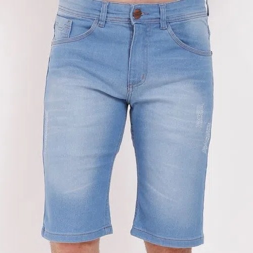 Bermuda jeans best sale claro masculino