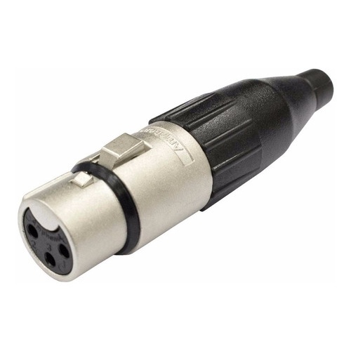 Conector Xlr Canon Femea Amphenol 3 Vias Ac3f | Shopee Brasil