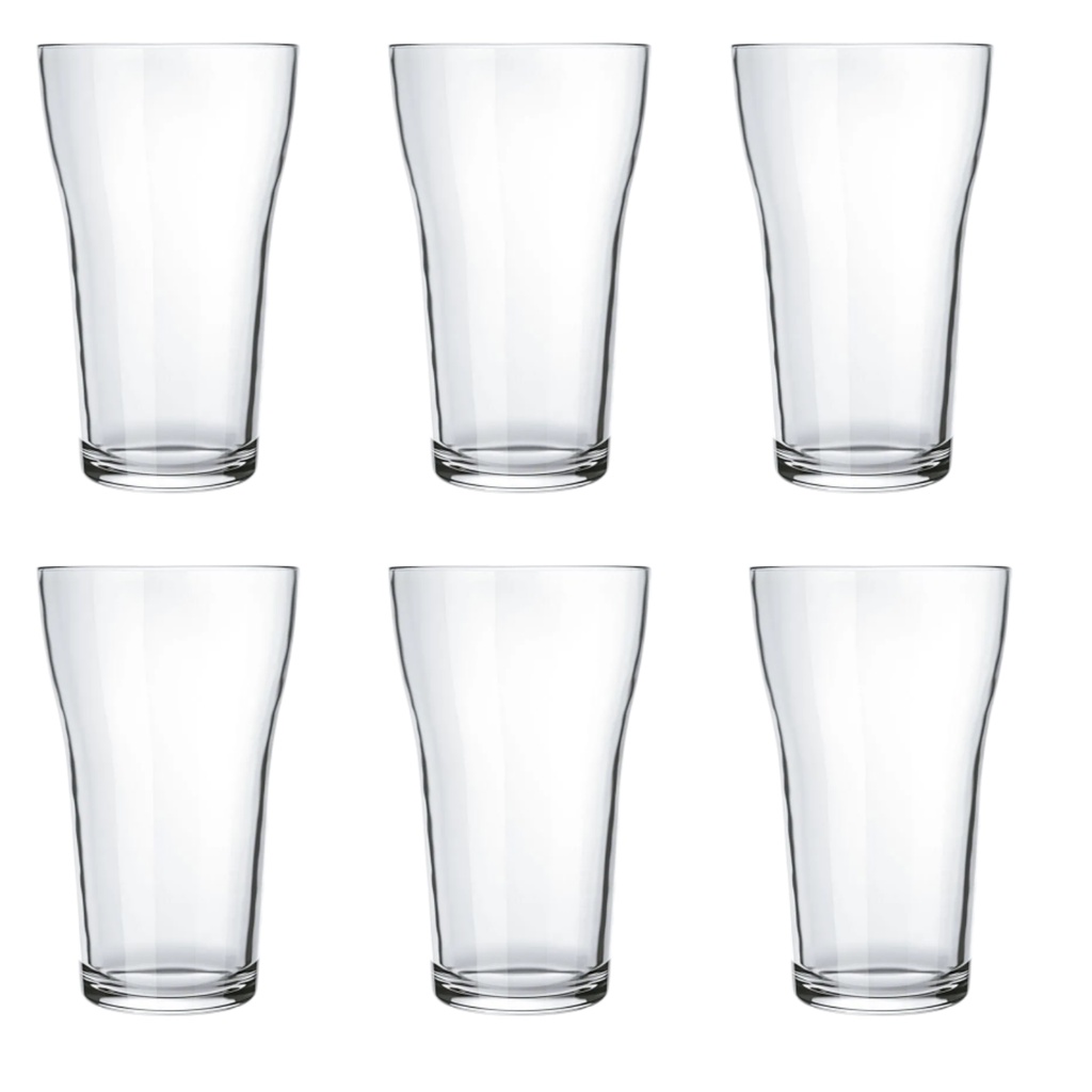 LAV Derin Glas-Schalen Set – 6 Stück, 200 Ml, 10,5 Cm Durchmesser, Für Snacks, Dips, Desserts