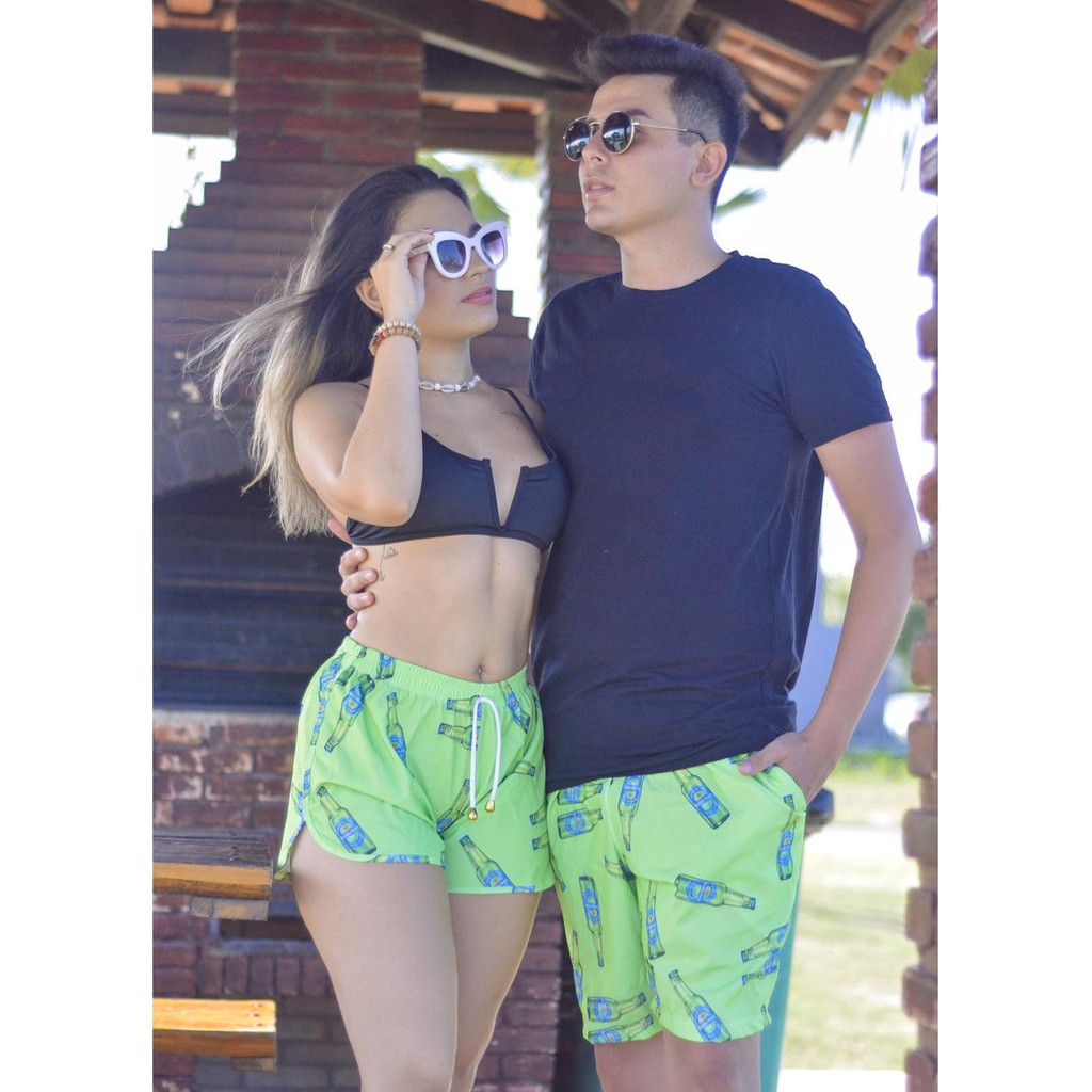 Roupa praia hot sale casal