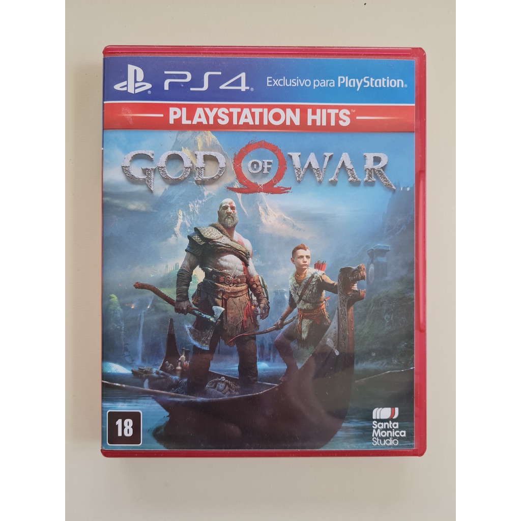 Jogo PS4 God Of War 4 Ps4 Hits Mídia Física Novo Lacrado em Promoção na  Americanas