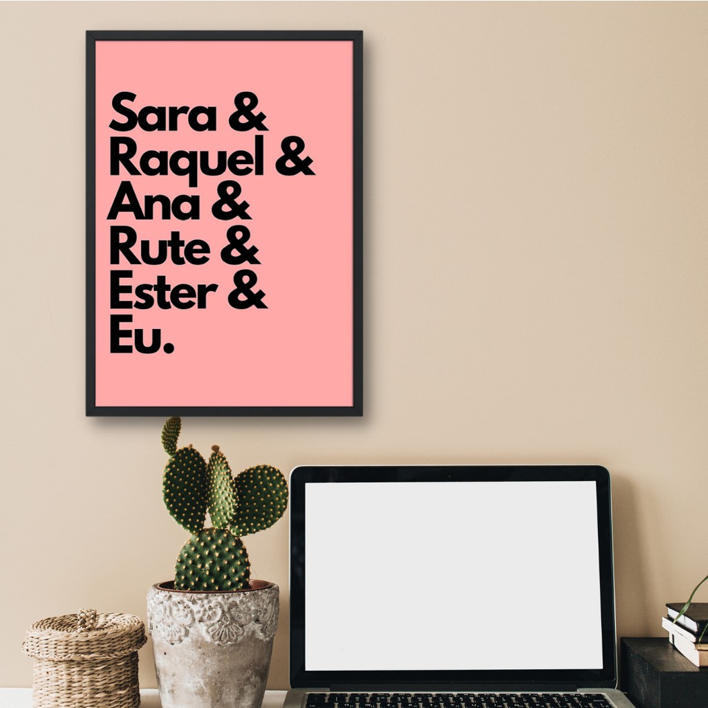 Quadro decorativo mulheres da bíblia Sara Raquel Rute Ester A3 45x33cm ...