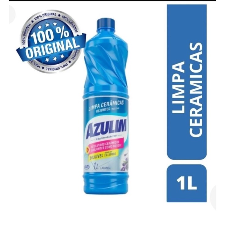 AZULIM LIMPA CERÂMICAS E AZULEJOS 1 LT | Shopee Brasil