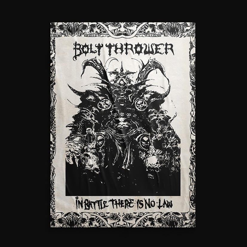 Poster Bolt Thrower - In Battle There Is No Law / Tamanho A3