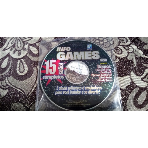 Revista Golden Pack Games Ed 20 -1001 Jogos C/ Cd - Digerati