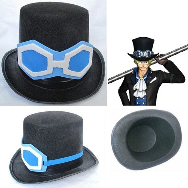 chapéu cosplay do sabo do anime one piece irmão do luffy ace