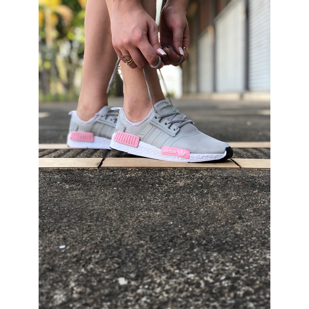 Tênis Adidas NMD Feminino Preto Rosa