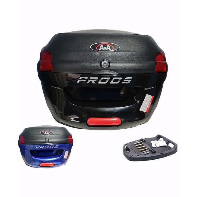 Bau Bauleto Proos Completo Para Moto 34 Litros Com Suporte Para ...