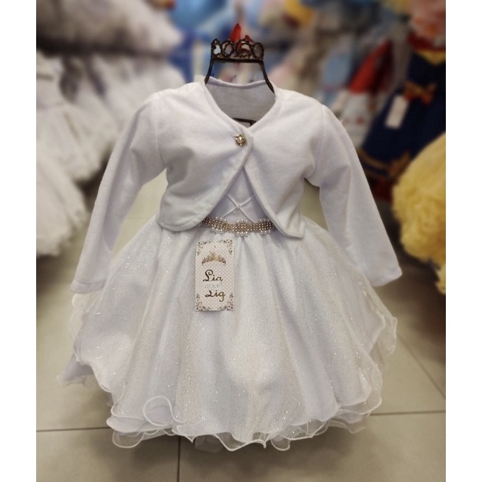 Vestido de festa discount infantil com bolero