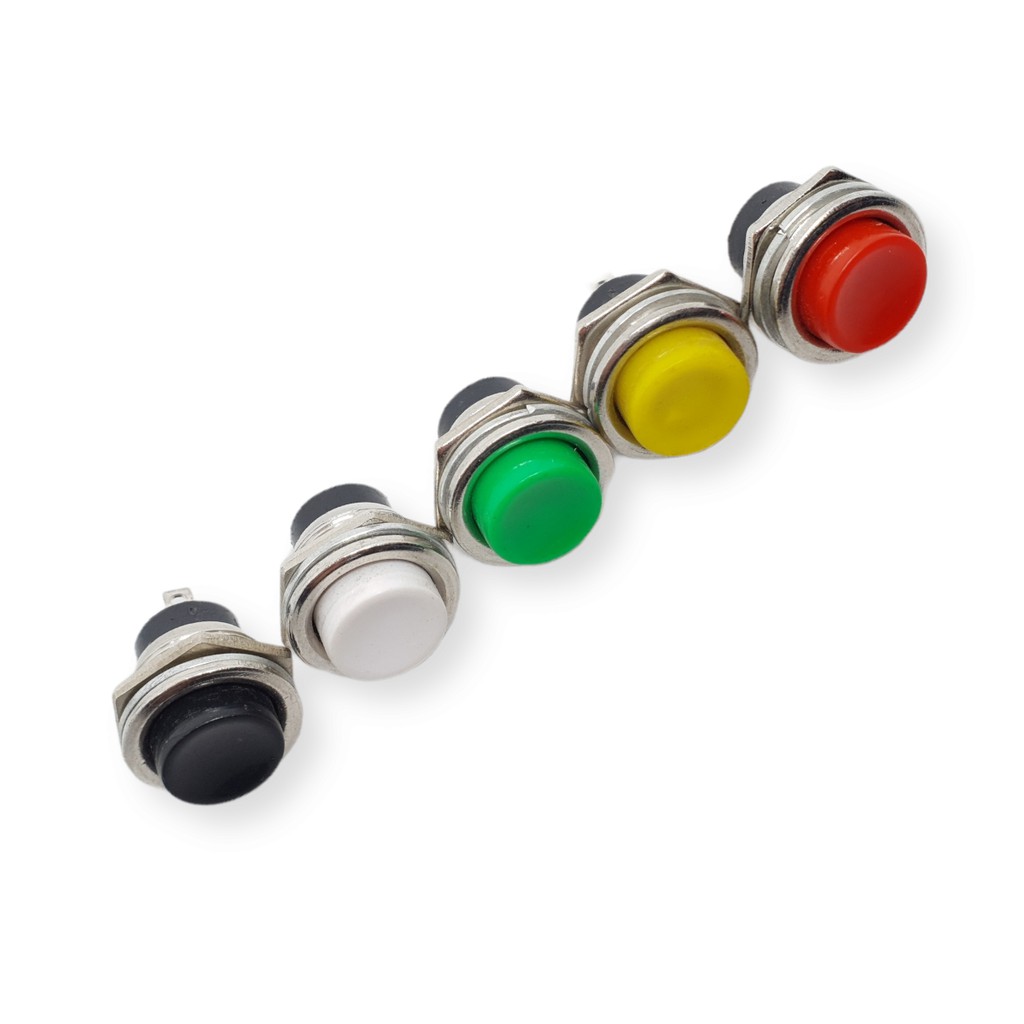 Botão tipo Start Push Button eletrônica - Bujão Metal e Plastico