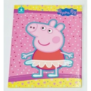 Caderno Desenho Universitário Capa Dura Peppa Pig 96 Folhas Espiral, Foroni  8609, Multicor