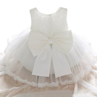 Newborn Baby Girl Dress Tulle Fabrics 0-2T Princess Girls Baptism Lace Party Dress Ball Gown