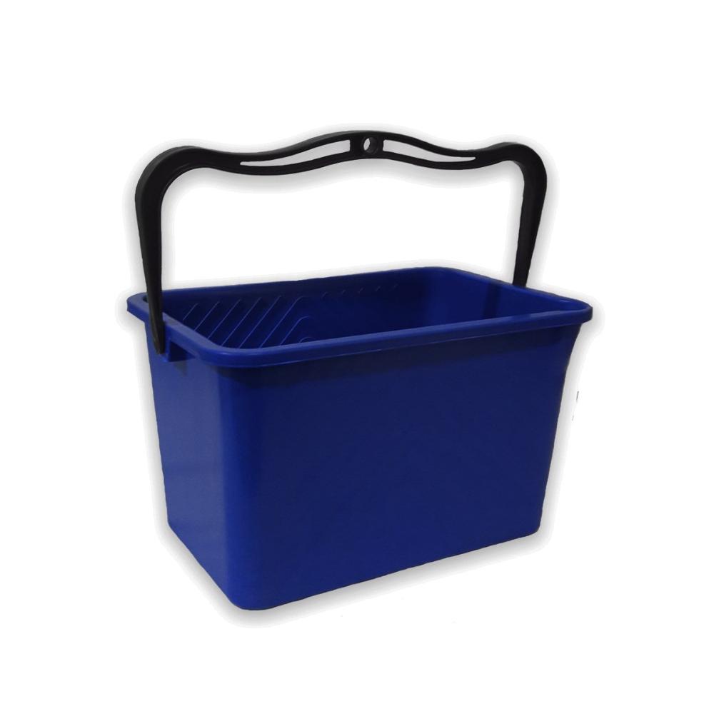 Balde Pintura Plástico Azul com Alça 10 Litros - Gerplast, Opção: Azul Banqueta