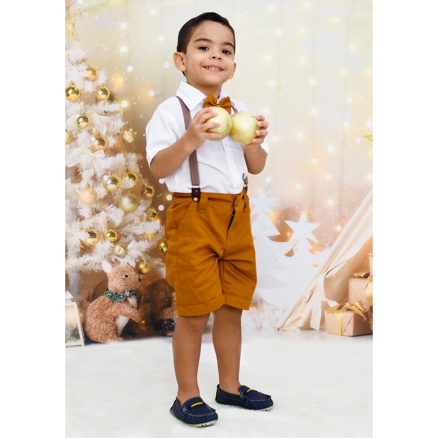 Roupas infantil com store suspensório