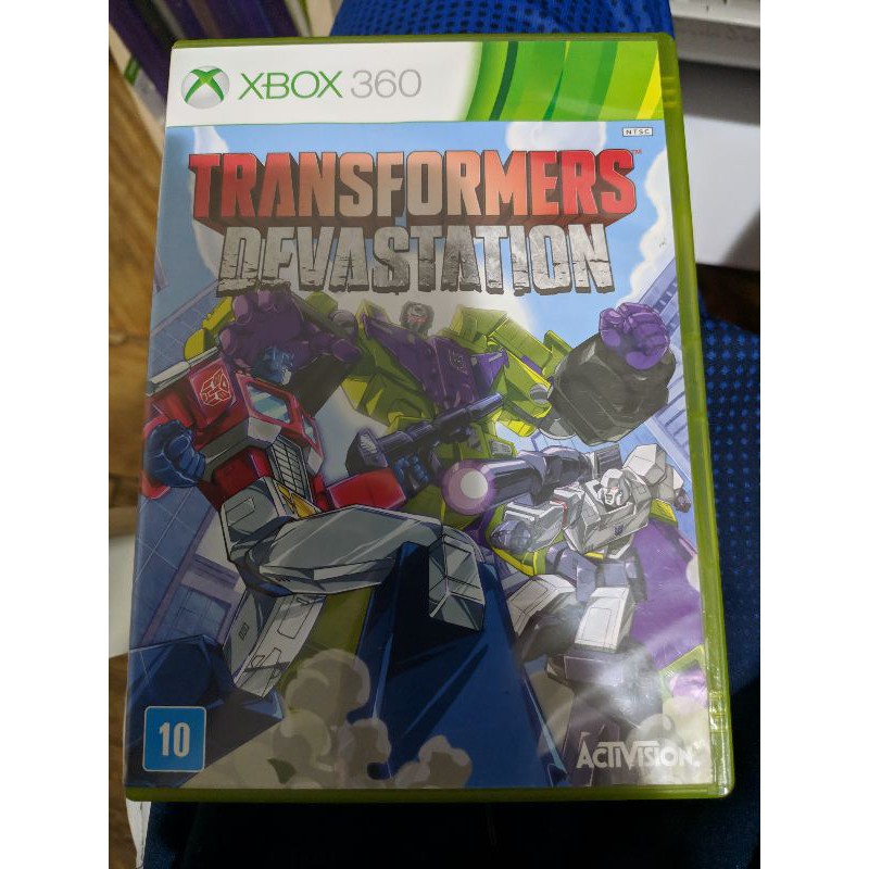 jogo Transformers devastation Xbox 360 ntsc mídia física ORIGINAL