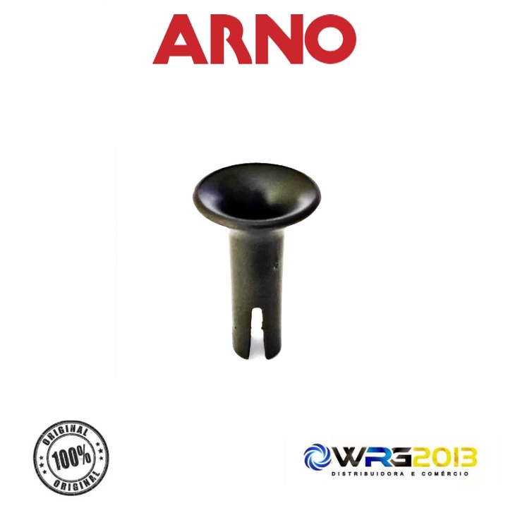 Hélice + Pino de Oscilação Arno Ts40 40cm 6 Pás Prata