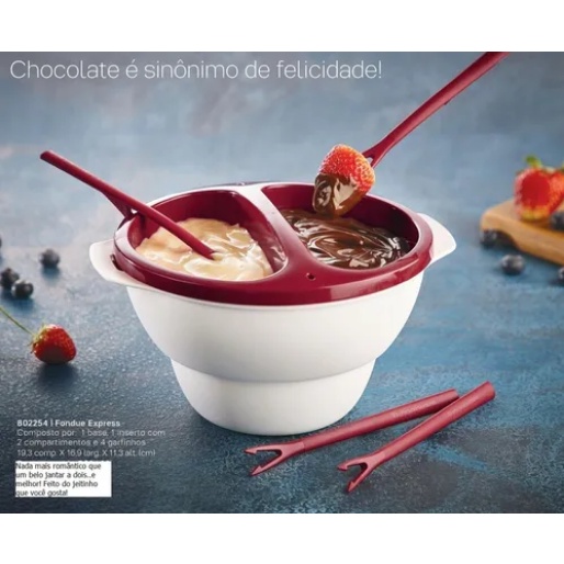 Tupperware Fondue Express Vermelho Shopee Brasil