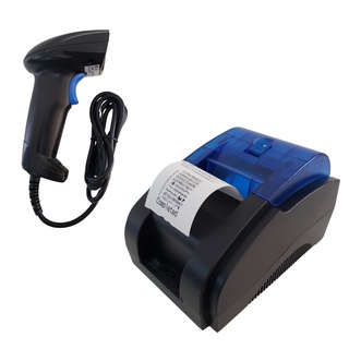 Impressora térmica Cupom 58mm não fiscal Pc usb + Leitor de Código