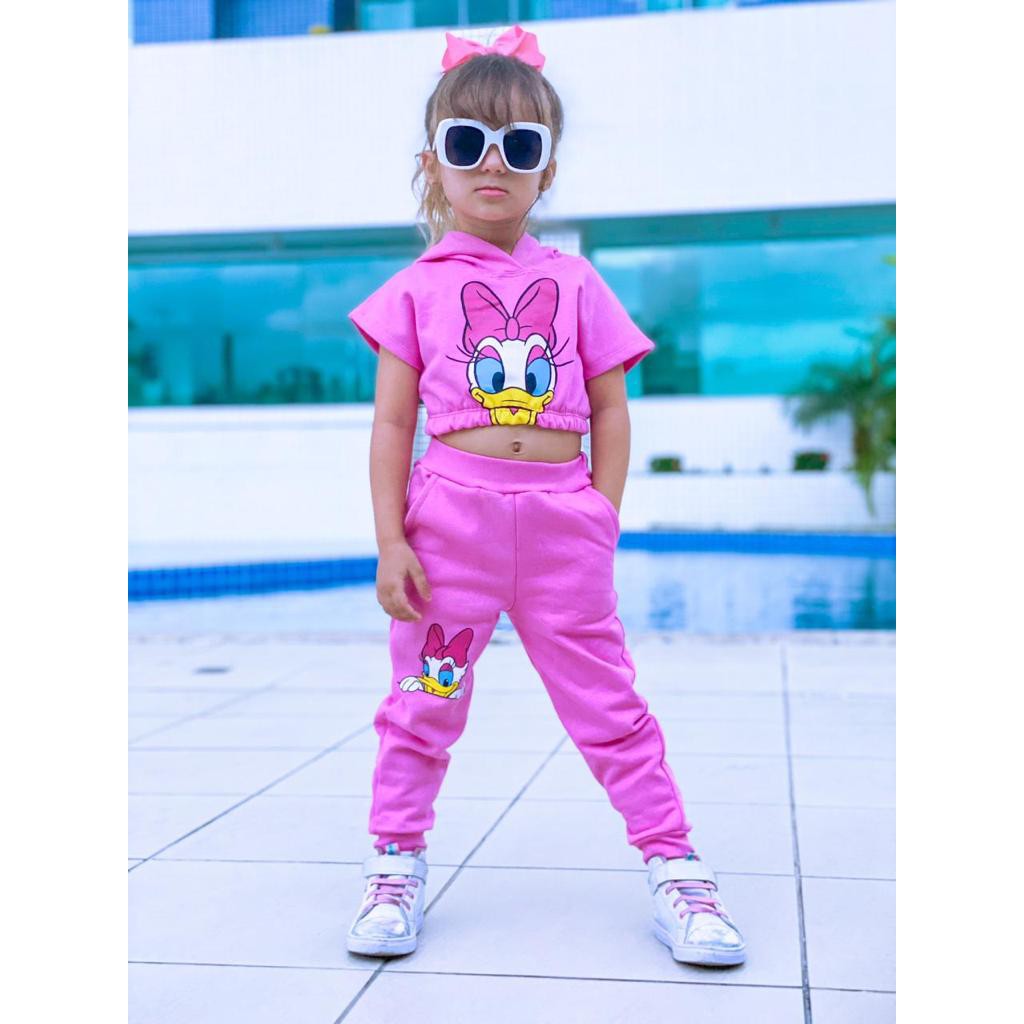 Moletom best sale cropped infantil