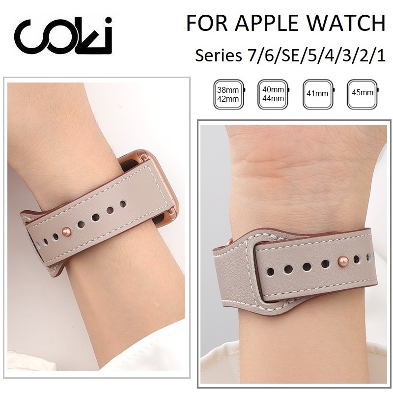 Luxury Watch Bands Compatible With Apple Watch Band 38mm 40mm 41mm 42mm 44mm  45mm, Designer Retro Leather Band Strap Classic Ban _ - AliExpress Mobile
