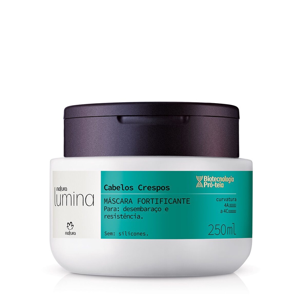 Mascara fortificante para cabelos Natura lumina | Shopee Brasil