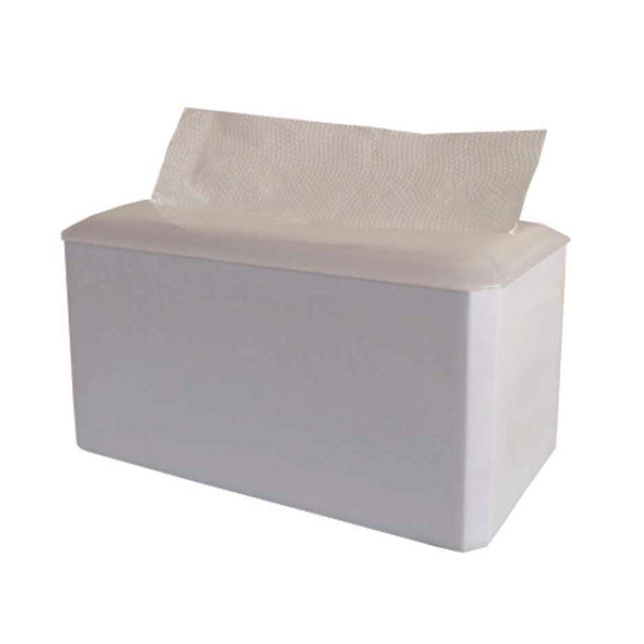 Dispenser Porta Papel Toalha Interfolha Mesa/Balcão Branco