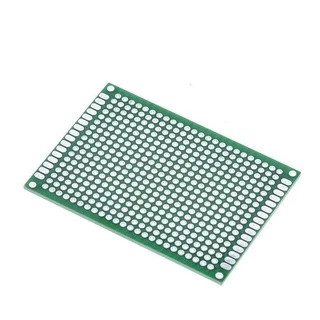 Placa Solda Circuito Impresso Face Dupla Perfurada Ilhada 5x7cm PCB Universal Mini protoboard P/ Arduino ESP32 Raspberry 5x7